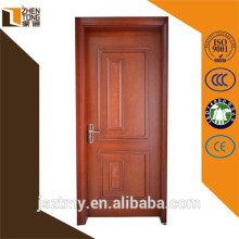 Top sale solid wood swing veneered carved wooden door